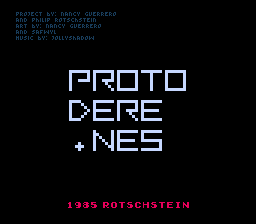 PROTO DERE .NES (World) (Proto) (Aftermarket)